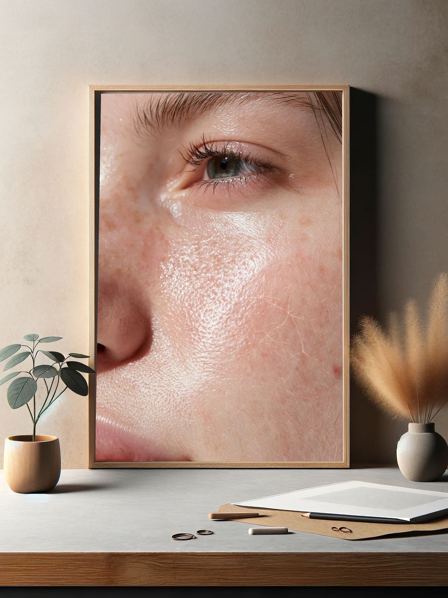 Close-Up Portrait Photography Poster. — room view 2