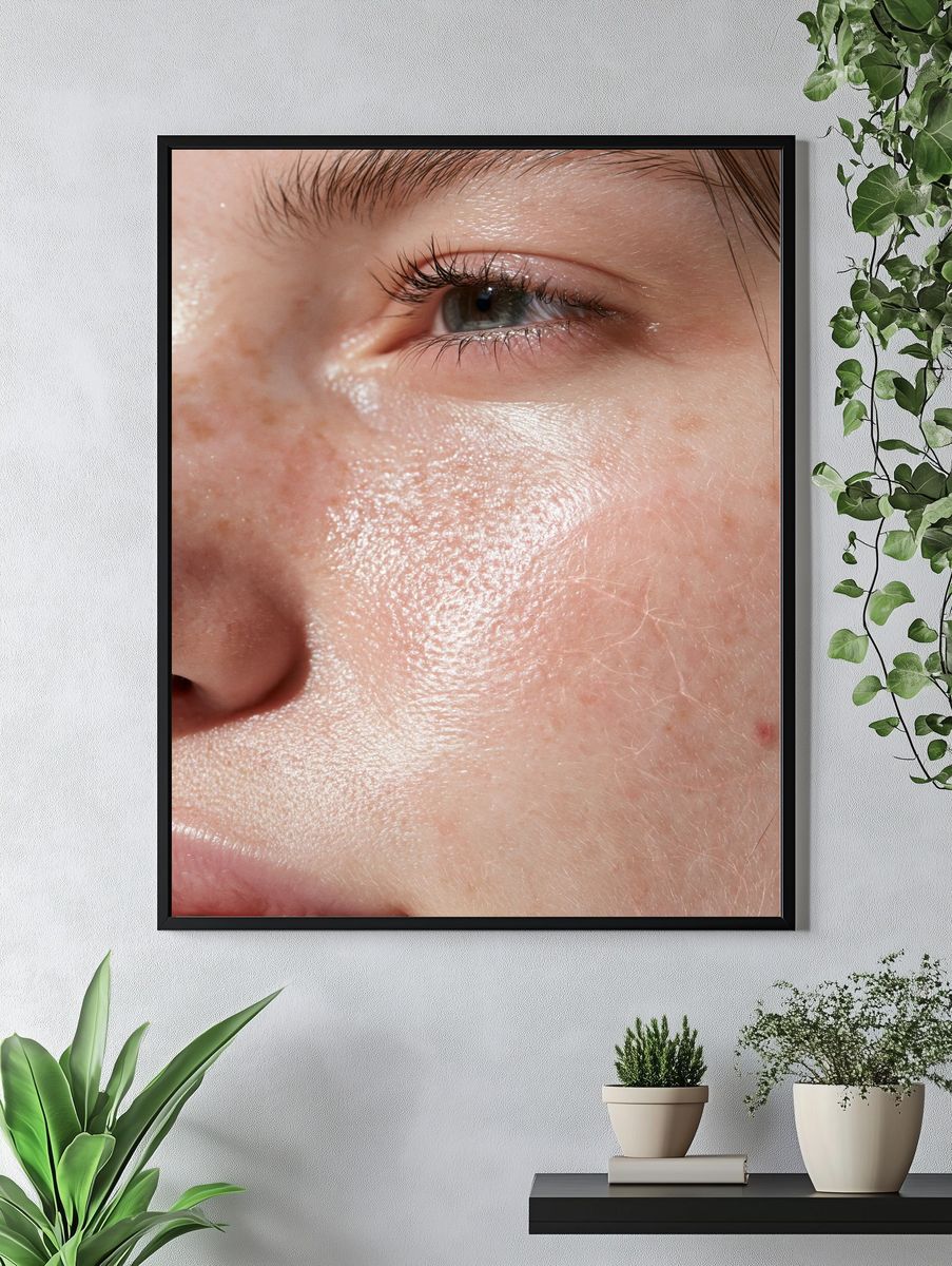 Close-Up Portrait Photography Poster. — room view 4