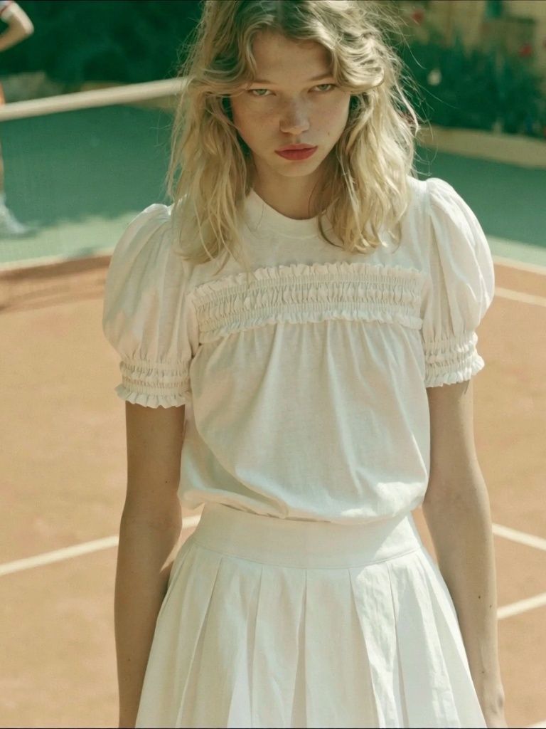 Vintage Tennis Court Portrait Print. poster — photography art