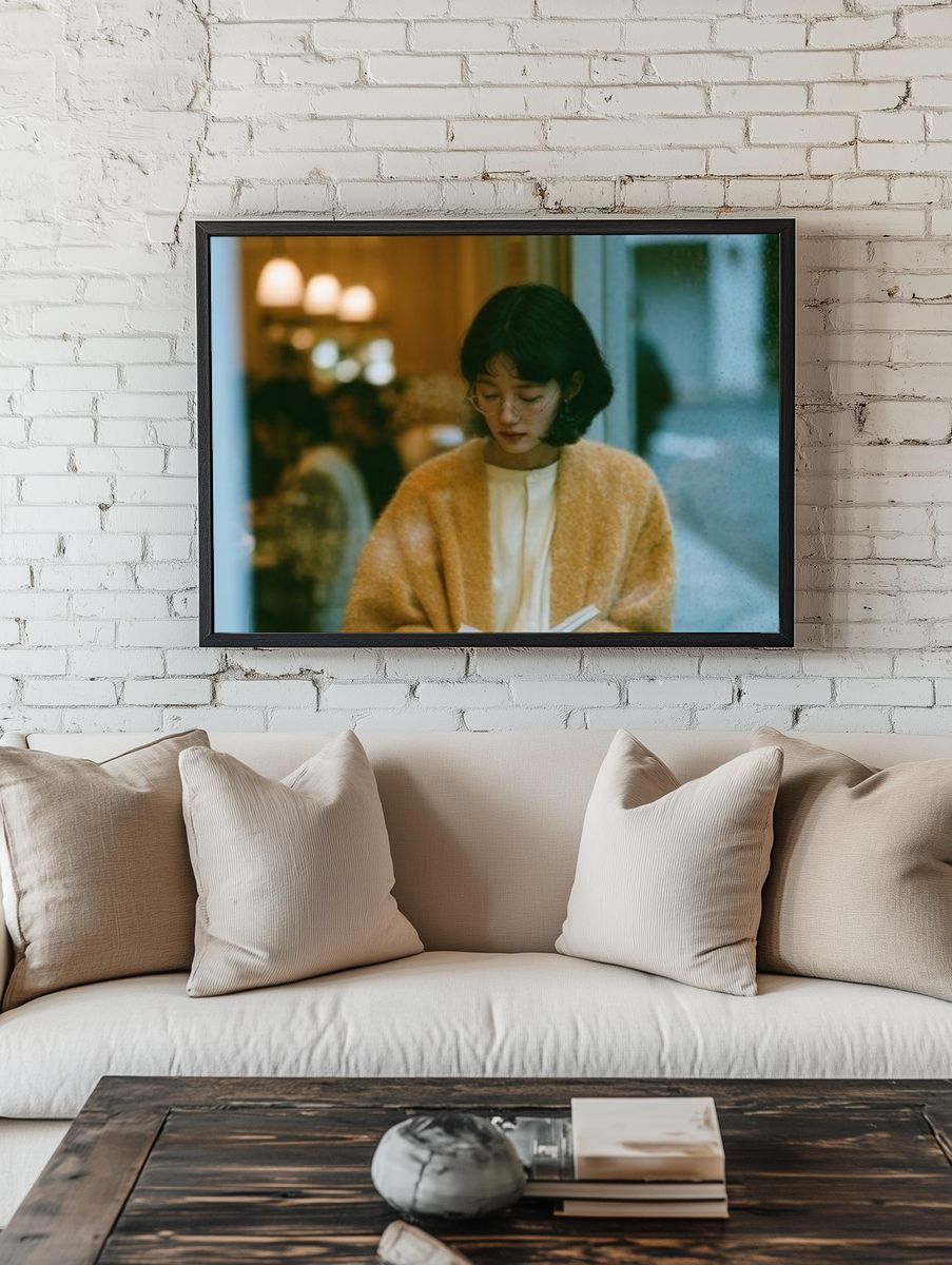 Quiet Window Portrait Photography Print. — room view 1