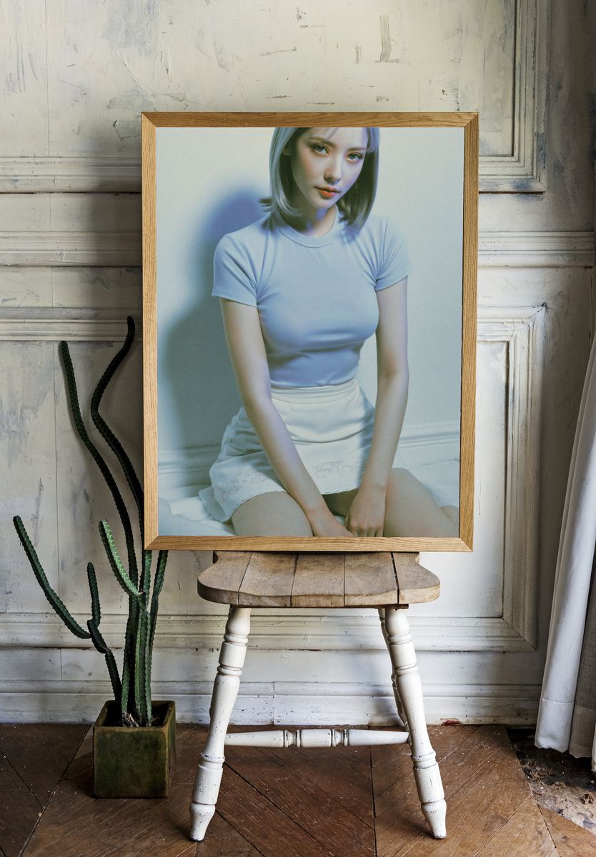 Soft Portrait Photography Poster. room preview