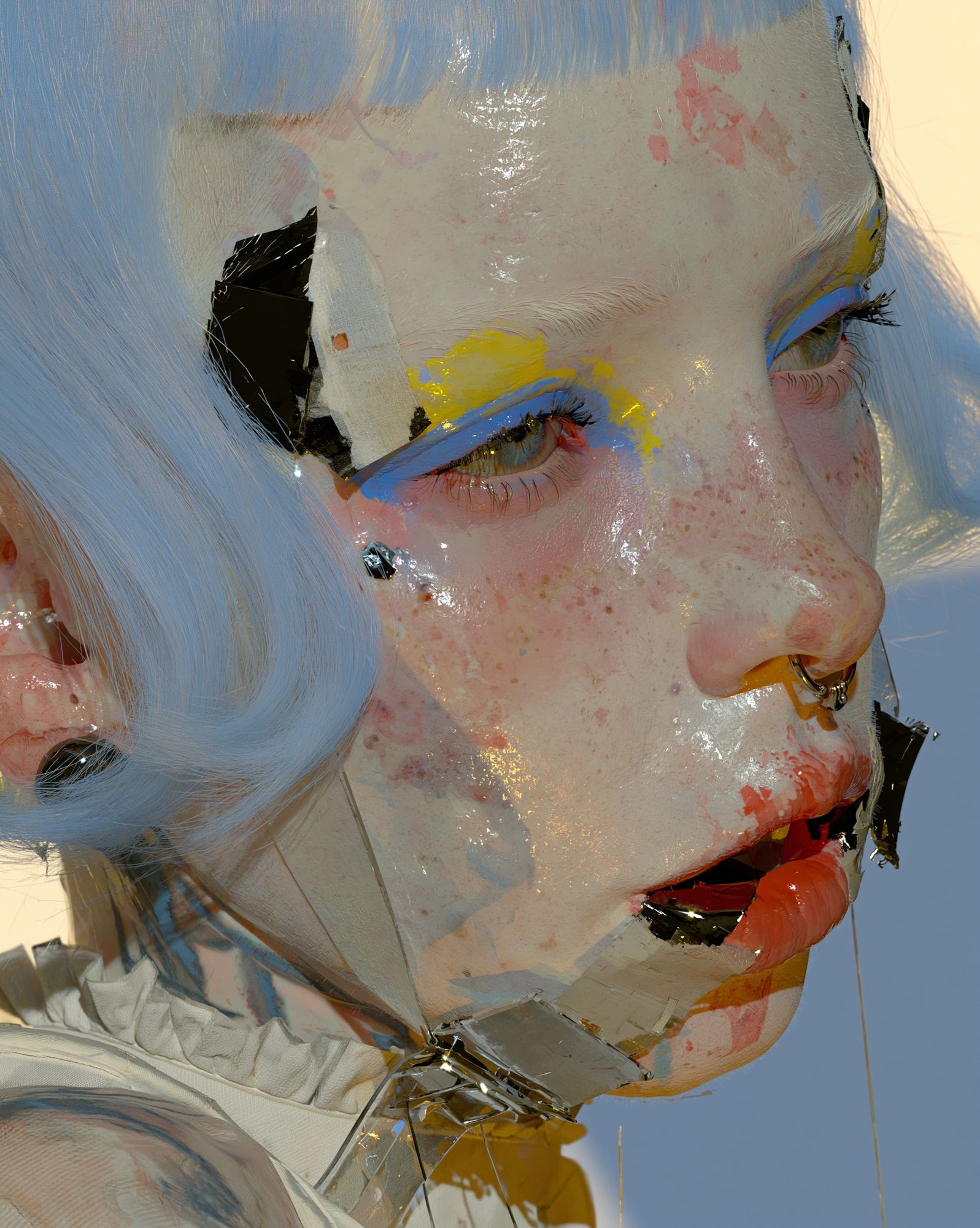 Avant-Garde Portrait Print. poster — photography art