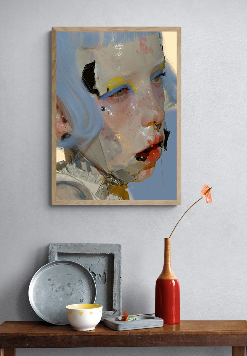 Avant-Garde Portrait Print. — room view 3