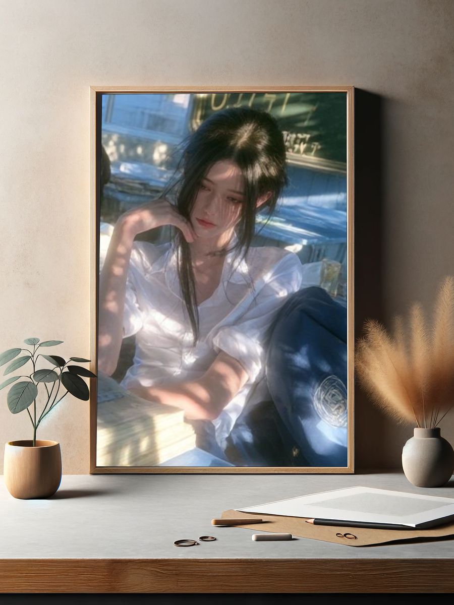 Dreamy Portrait Photography Poster. — room view 2