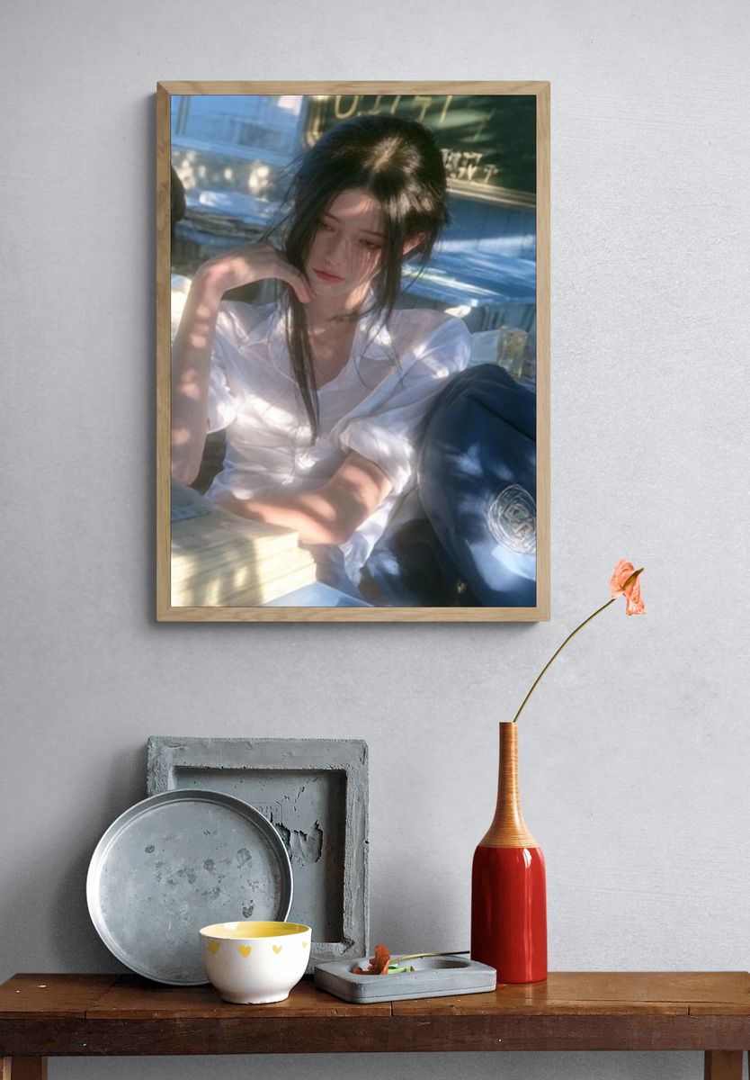 Dreamy Portrait Photography Poster. — room view 3