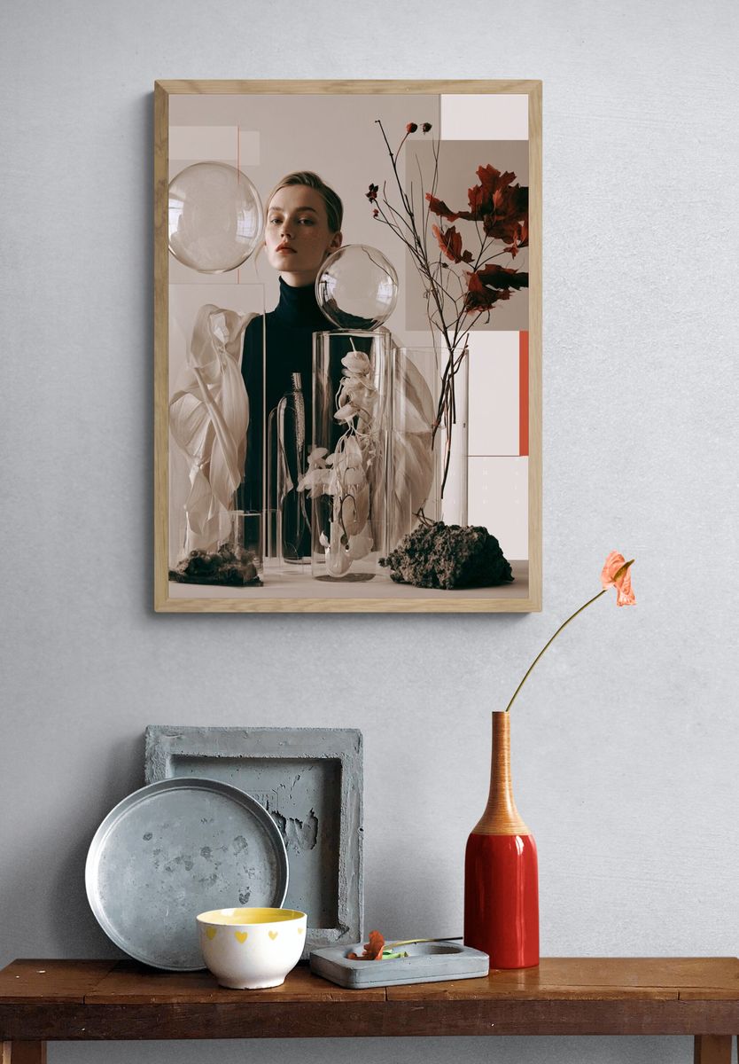 Surreal Fashion Still Life Poster. — room view 3