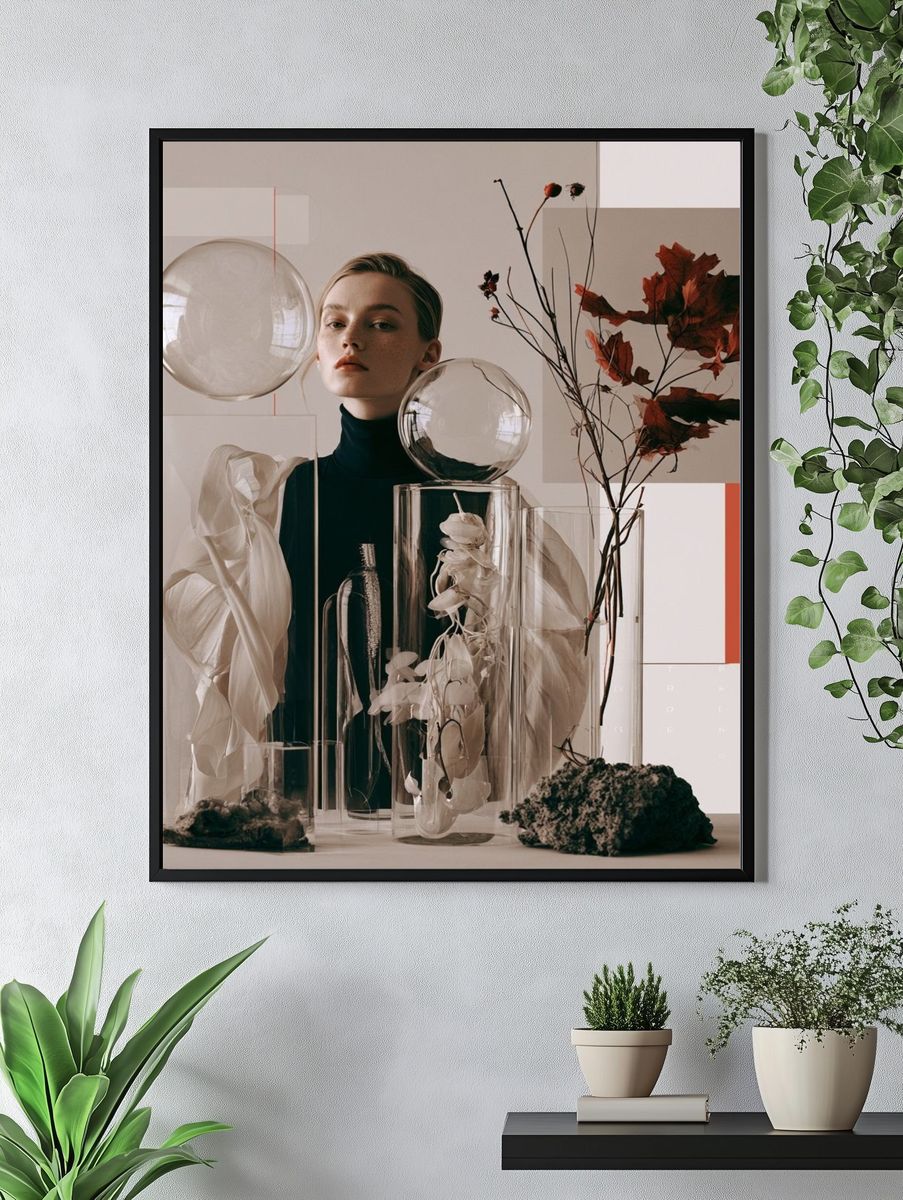 Surreal Fashion Still Life Poster. — room view 4