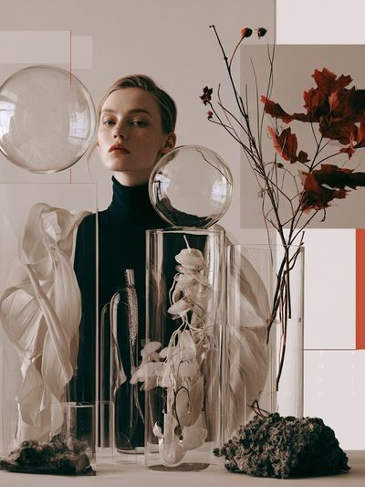 Surreal Fashion Still Life Poster. poster