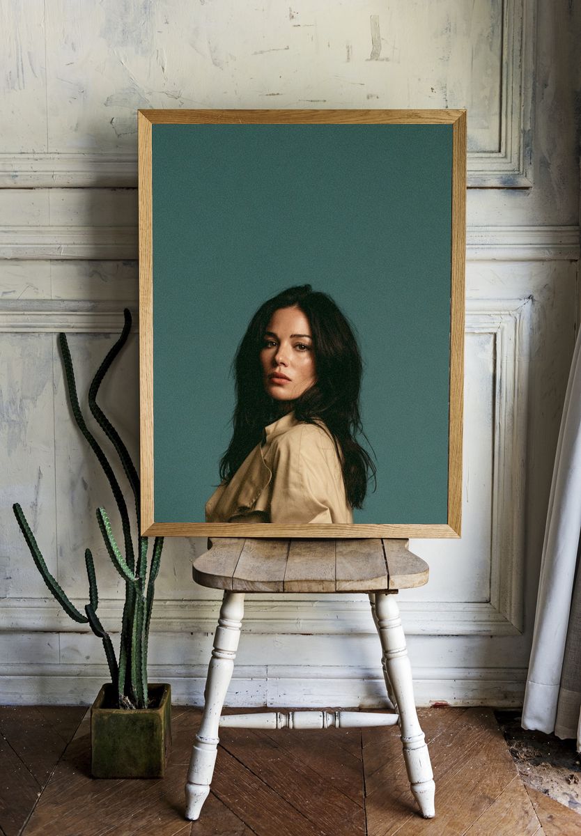Moody Portrait Photography Poster. room preview