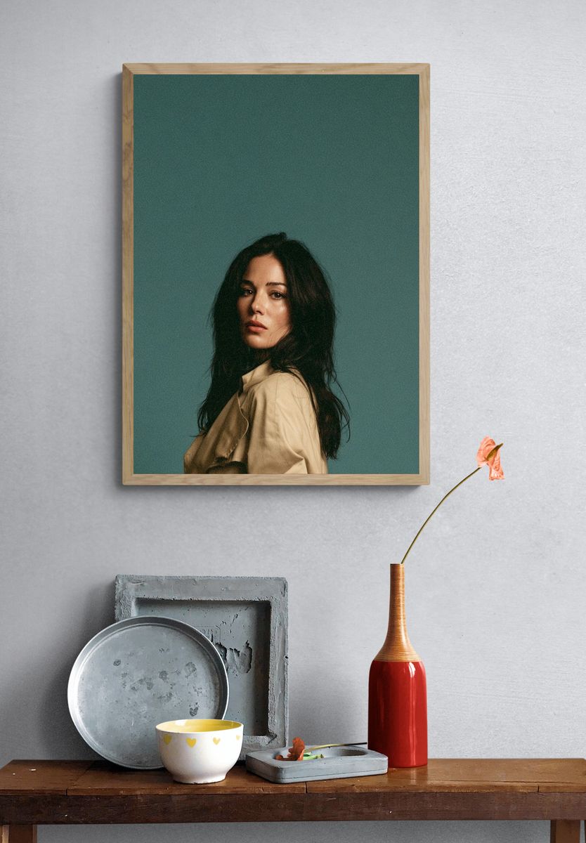 Moody Portrait Photography Poster. — room view 3