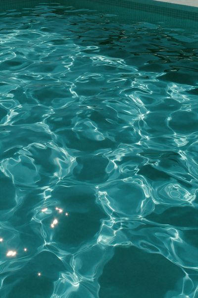 Turquoise Pool Water Photography Poster. poster