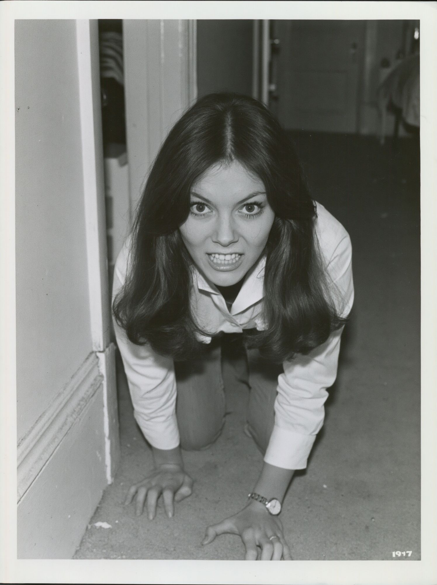 1970s Black-and-White Portrait Poster. poster detail
