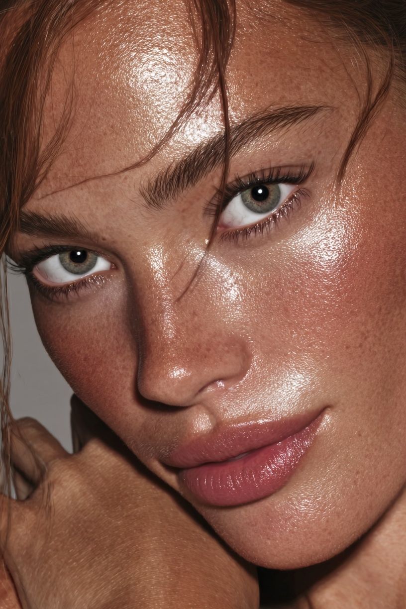 Glossy Portrait Photography Poster. poster detail