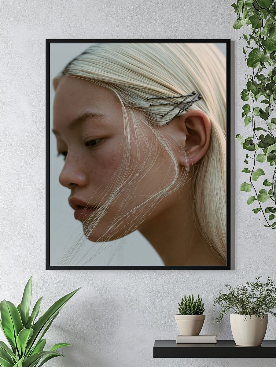 Platinum Profile Portrait Print. — room view 4