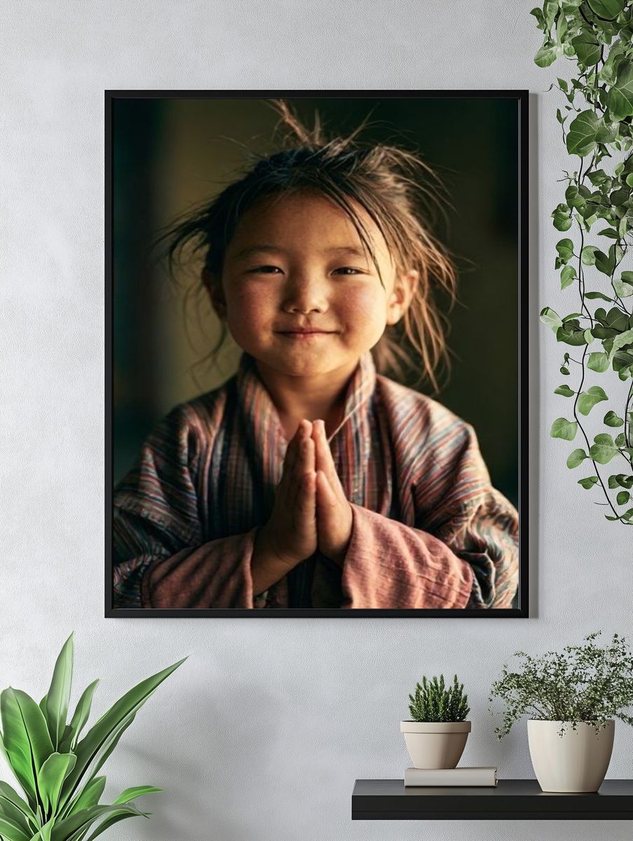 Elder Didgeridoo Portrait Print. — room view 4