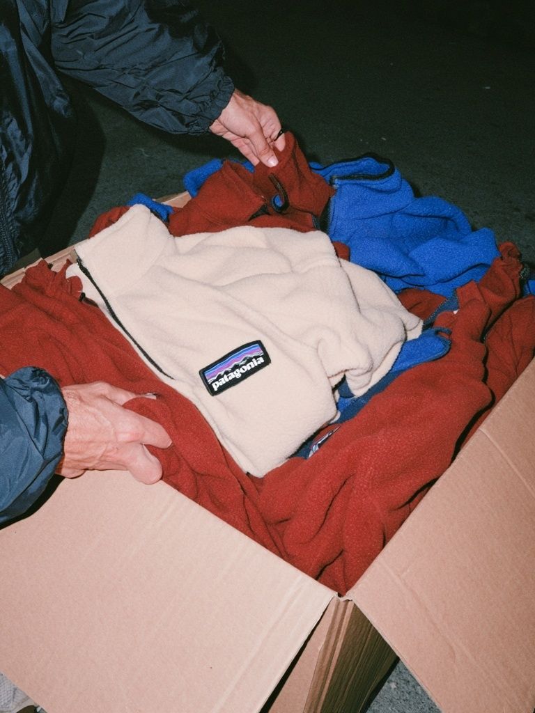 Patagonia Boxed Fleece Photography Poster. poster detail