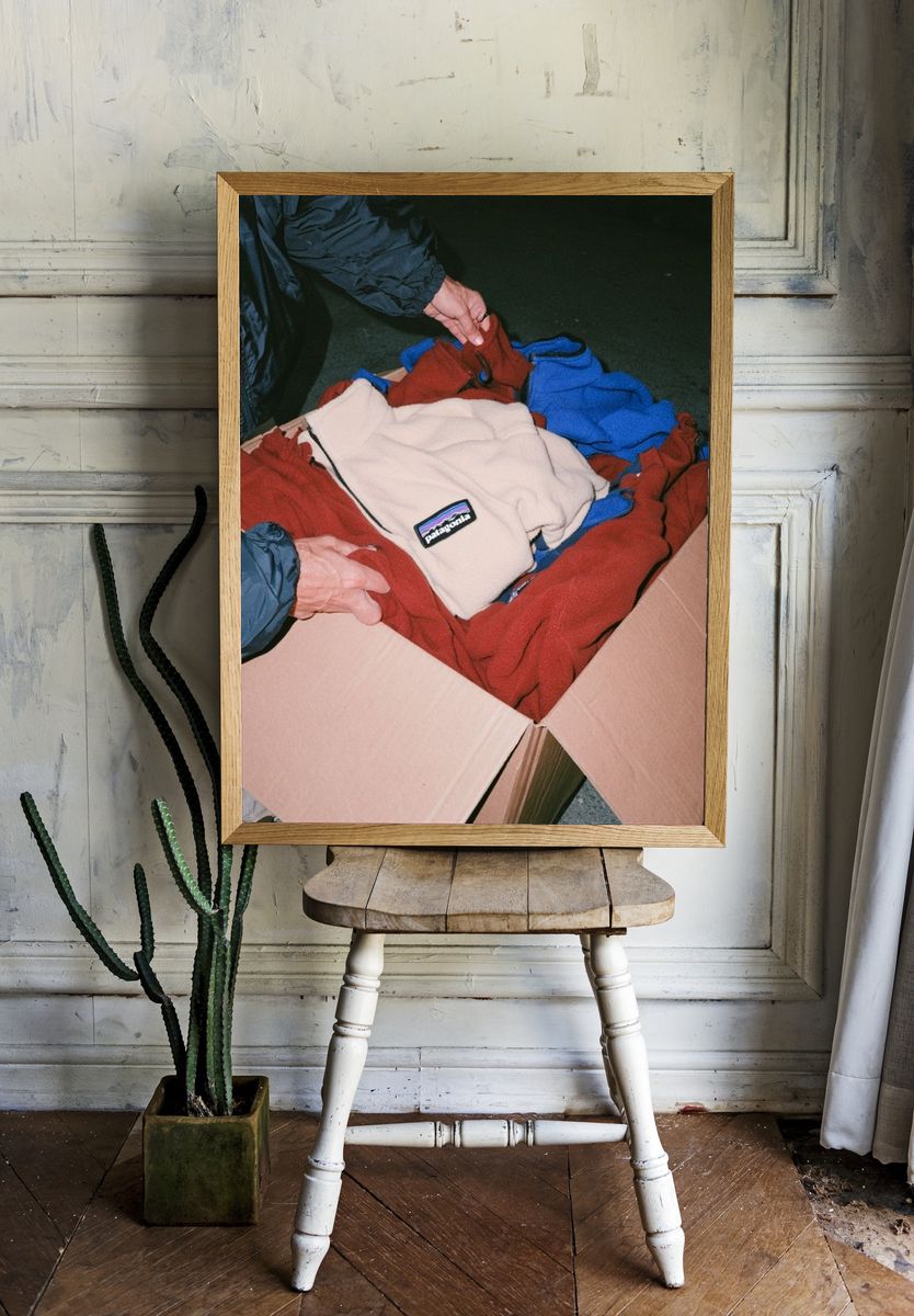 Patagonia Boxed Fleece Photography Poster. — room view 1