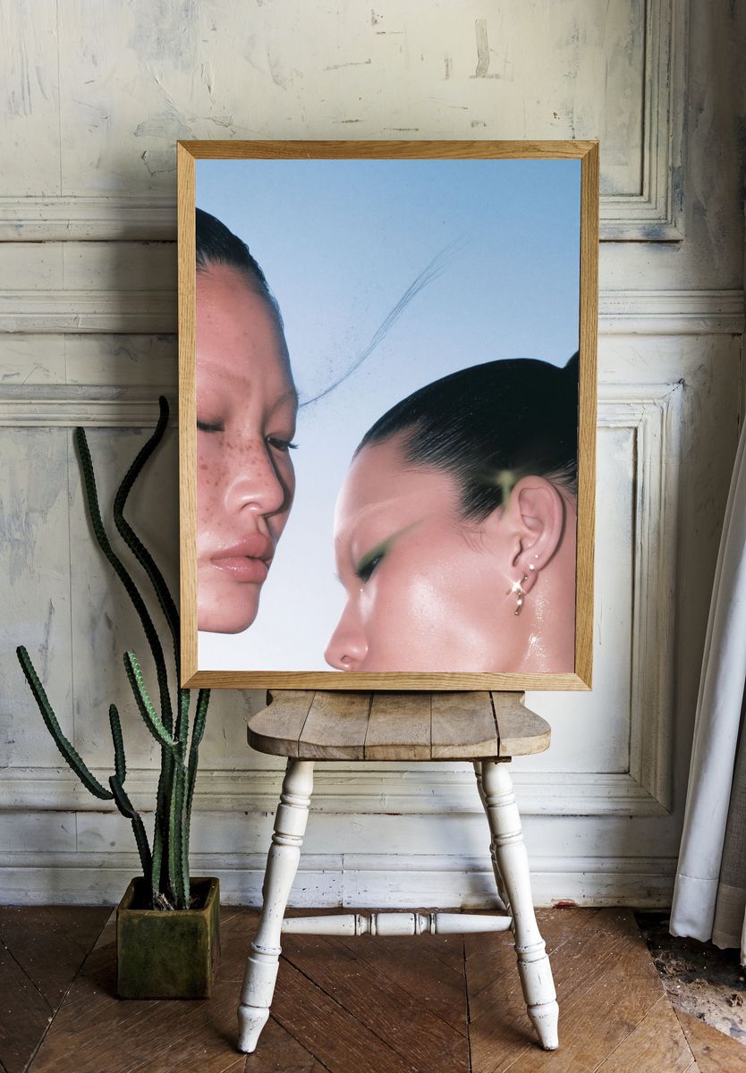 Editorial Portrait Poster. — room view 1