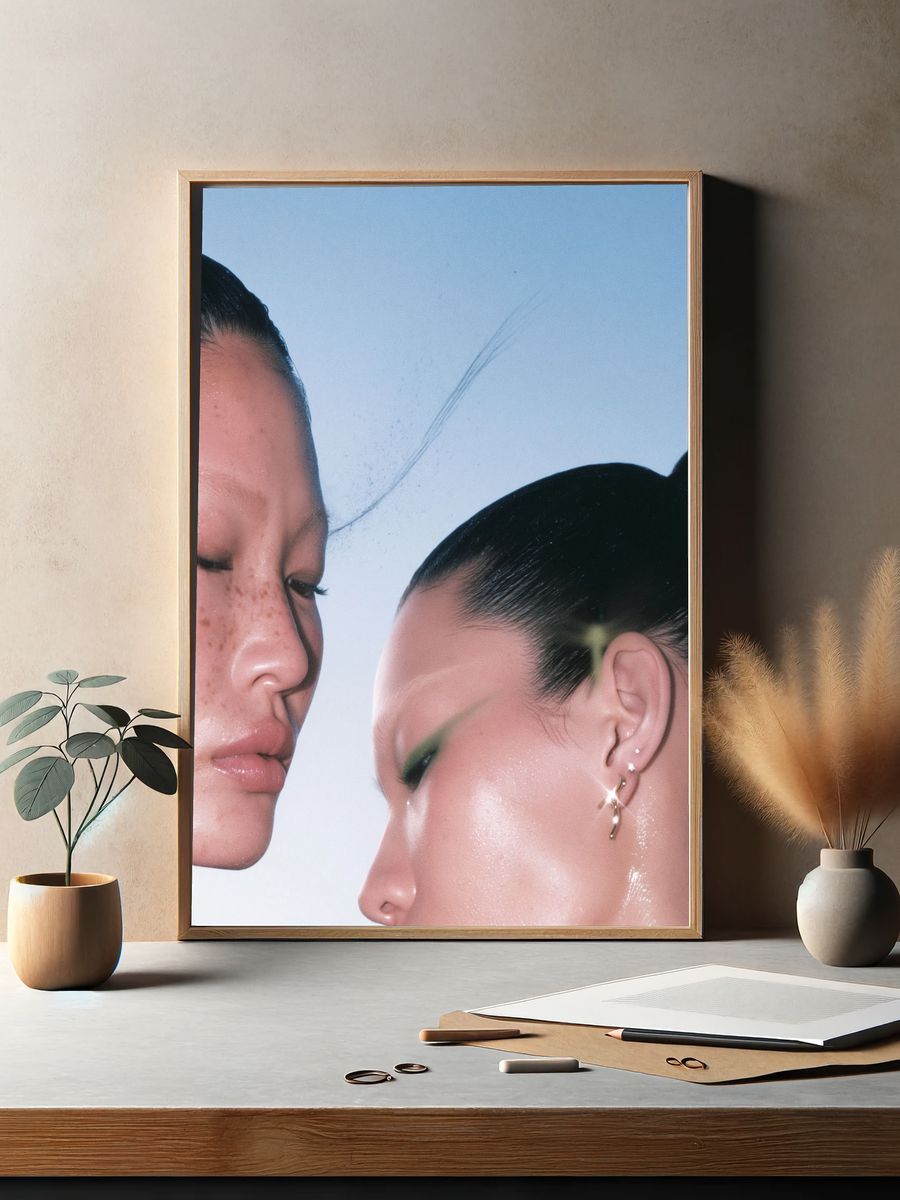 Editorial Portrait Poster. — room view 2