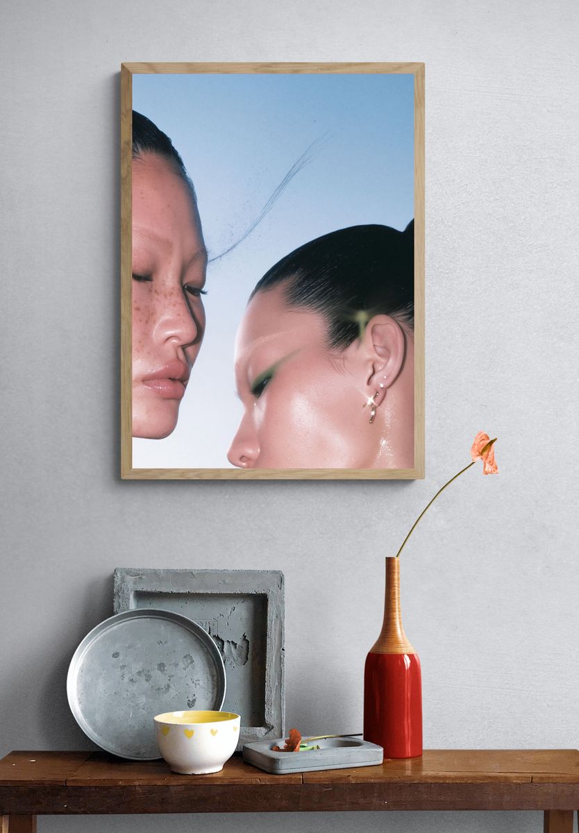 Editorial Portrait Poster. — room view 3