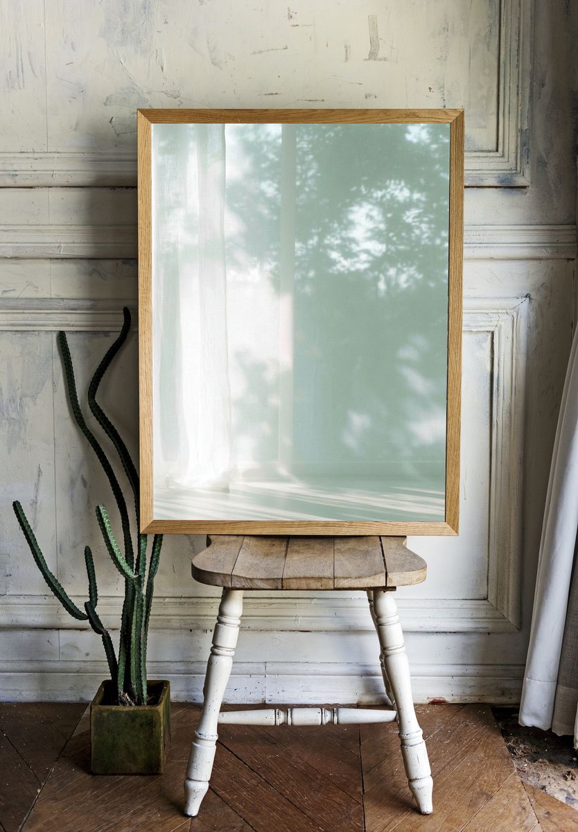 Soft Sunlit Window Poster. room preview