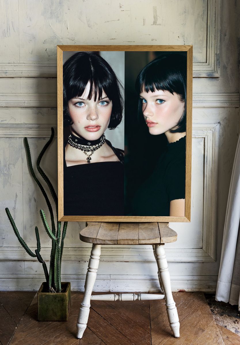 Editorial Portrait Photography Poster. — room view 1