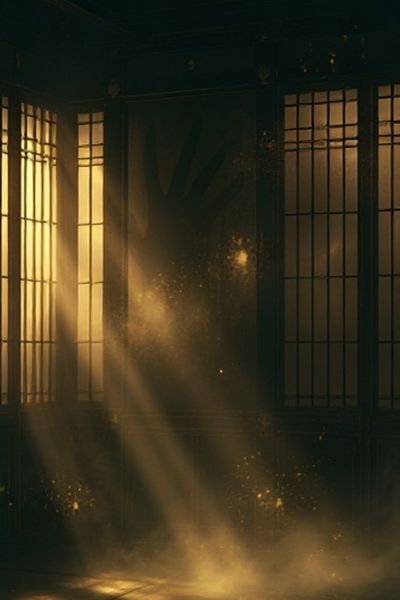 Golden Light Room Photography Poster.