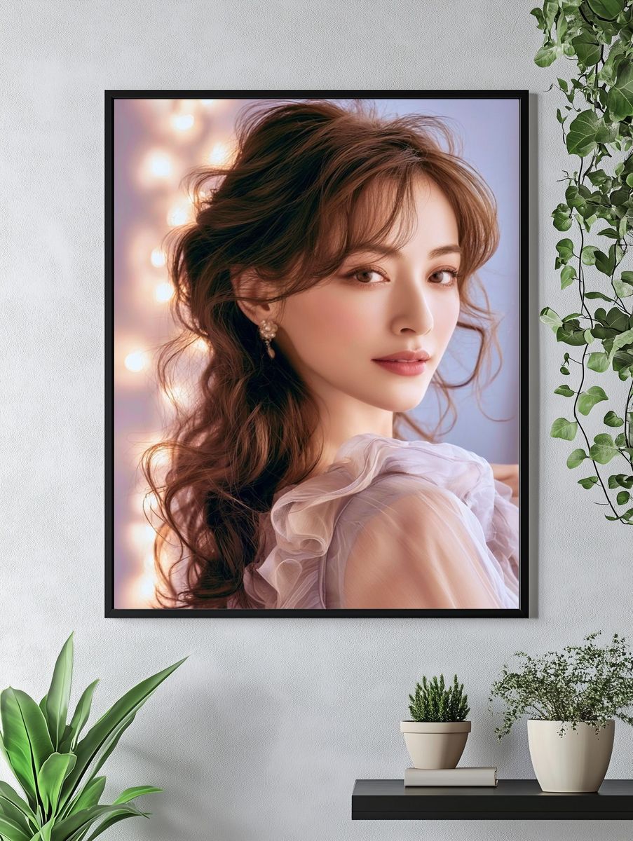 Elegant Portrait Photography Poster. — room view 4