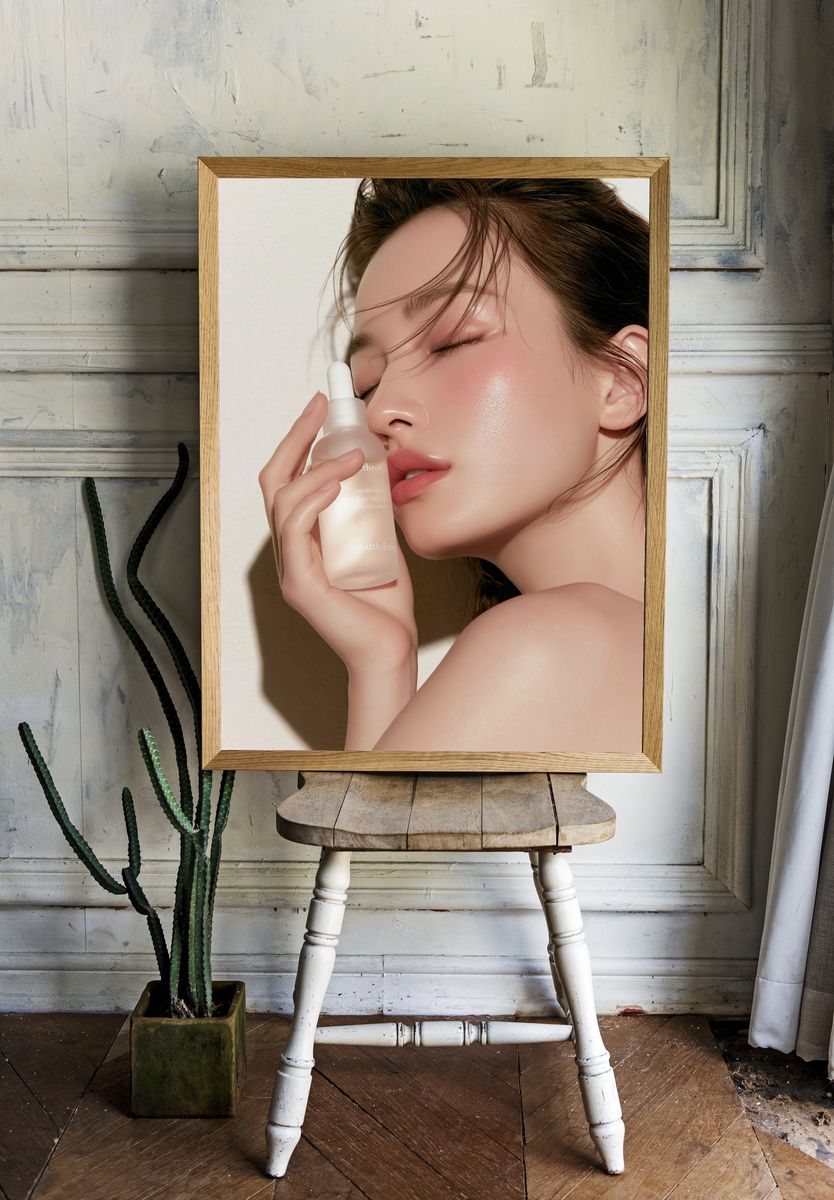 Luxury Skincare Portrait Poster. room preview