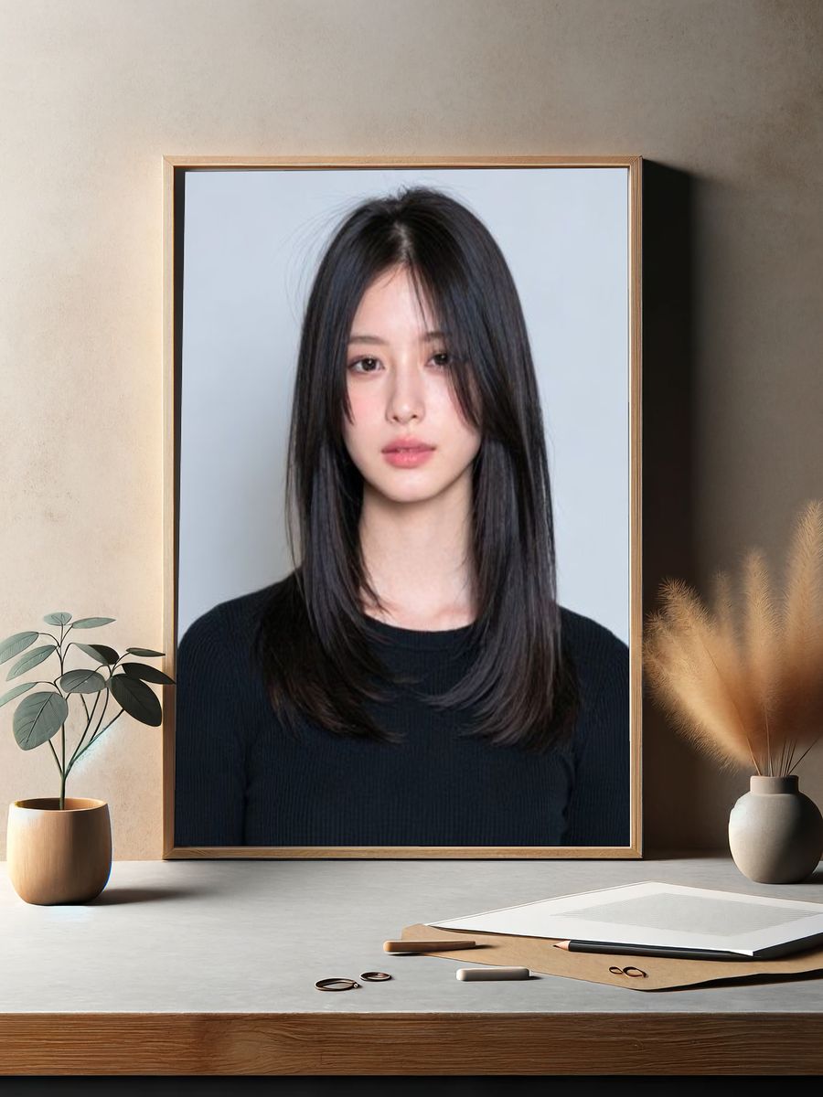 Minimalist Portrait Photography Poster. — room view 2