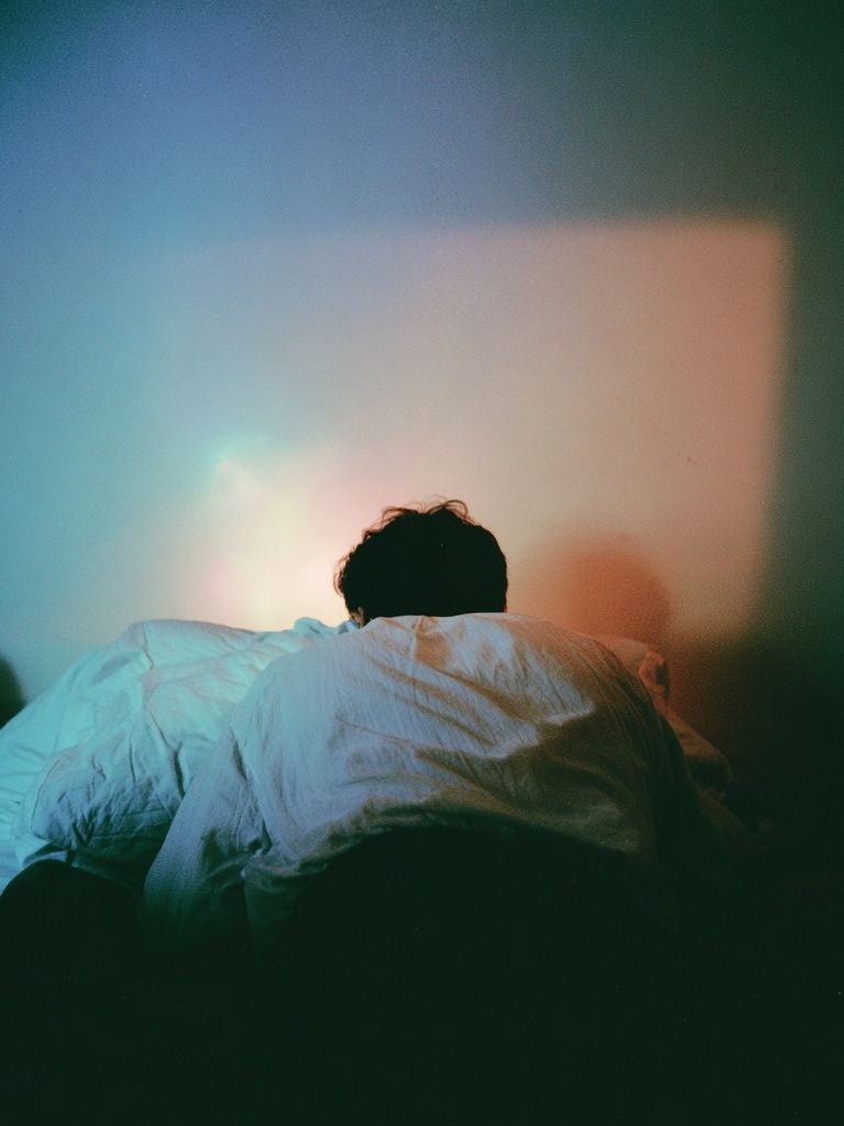 Quiet Bedroom Scene Photography Poster. poster detail
