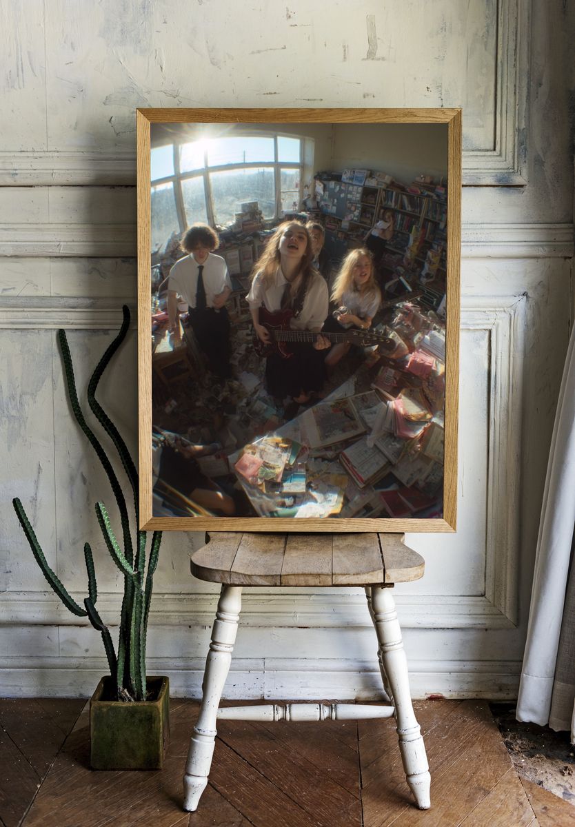 Indie Band Rehearsal Photography Poster. — room view 1