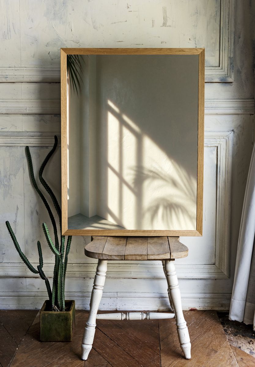 Sunlit Interior Shadows Photography Poster. room preview