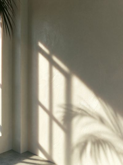 Sunlit Interior Shadows Photography Poster.
