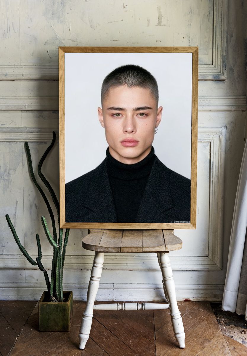 Minimalist Portrait Photography Poster. room preview
