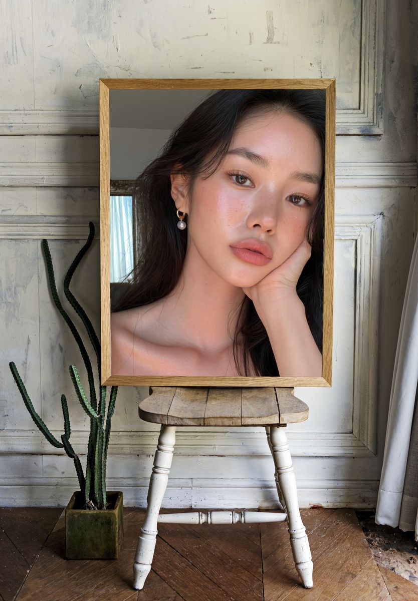 Soft Portrait Photography Poster. — room view 1