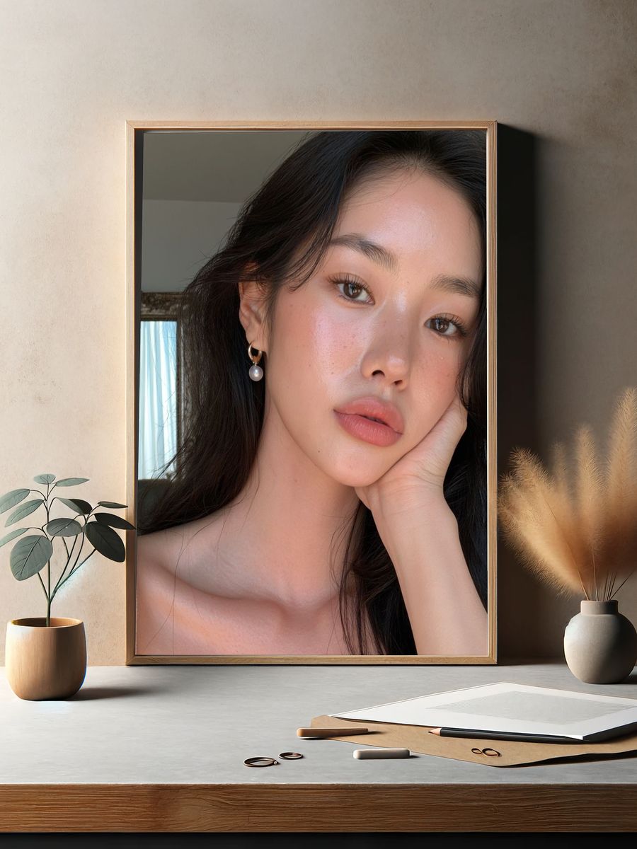 Soft Portrait Photography Poster. — room view 2