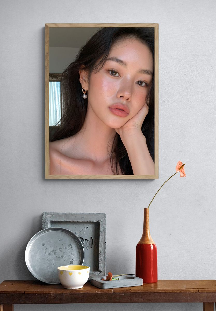 Soft Portrait Photography Poster. — room view 3