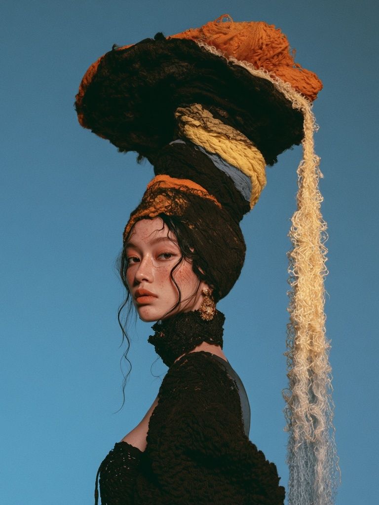 Avant-Garde Portrait Photography Poster. poster detail
