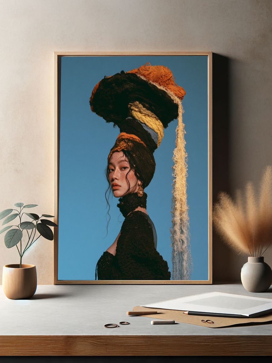 Avant-Garde Portrait Photography Poster. — room view 2