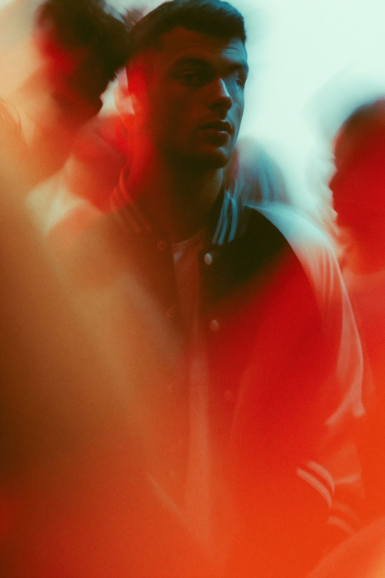 Dreamy Neon Portrait Print. poster detail