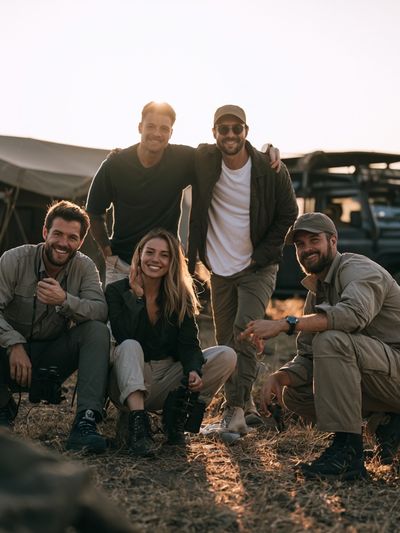 Safari Camp Friends Photography Poster. poster