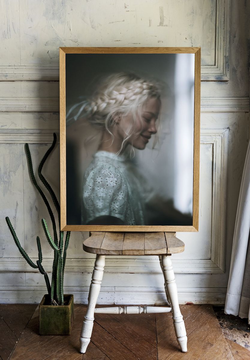 Braided Portrait Photography Poster. room preview