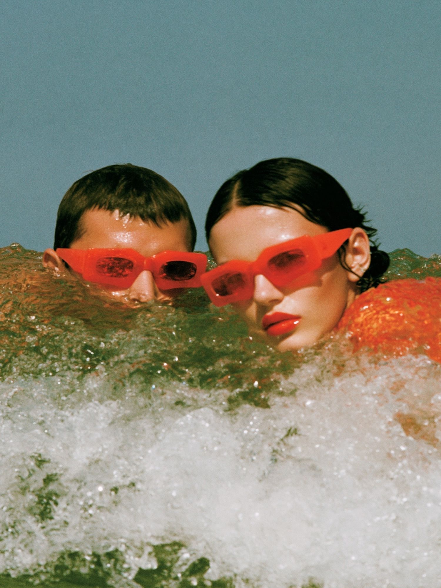 Retro Swim Portrait Poster. poster — photography art