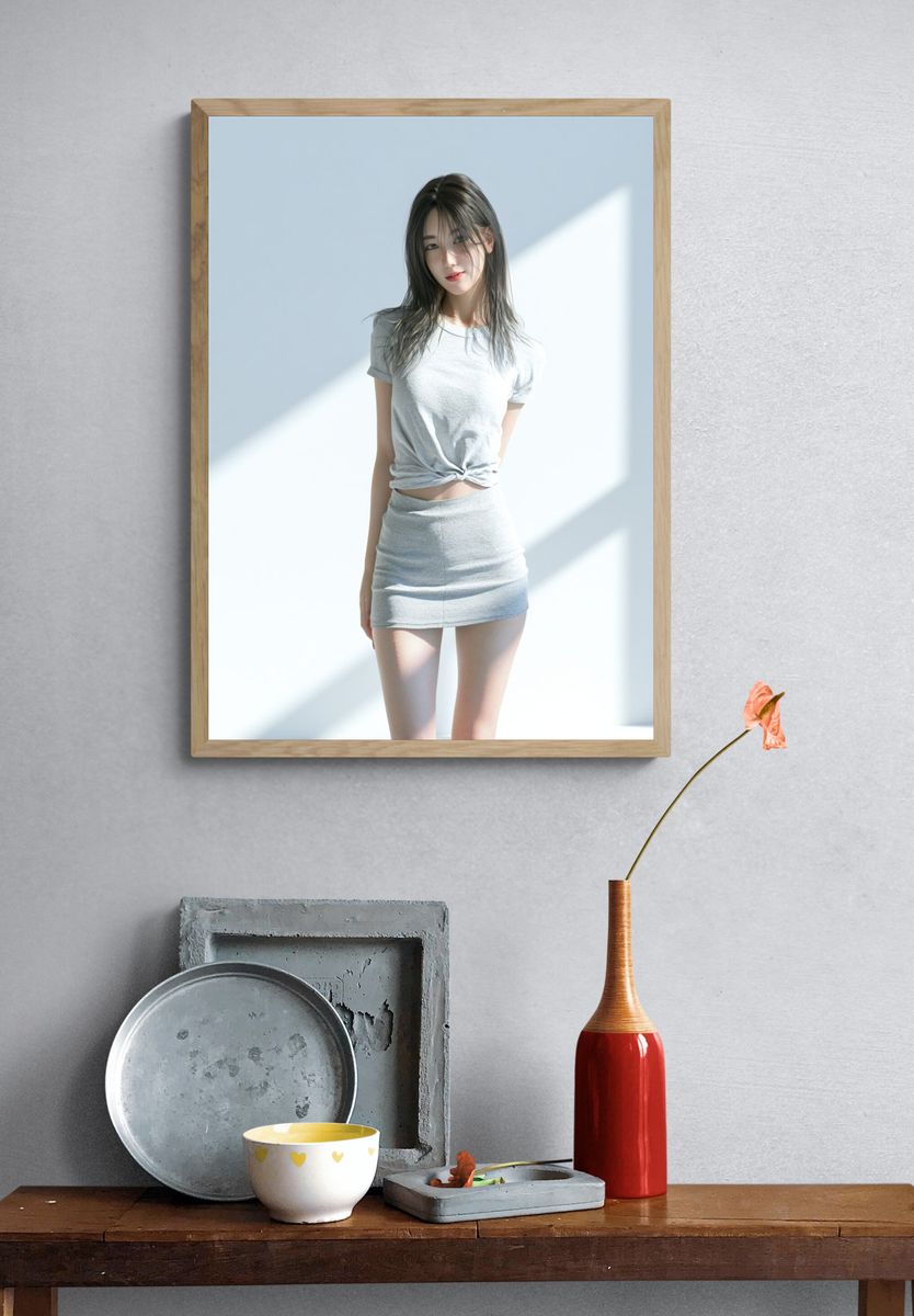 Soft Light Portrait Photography Poster. — room view 3
