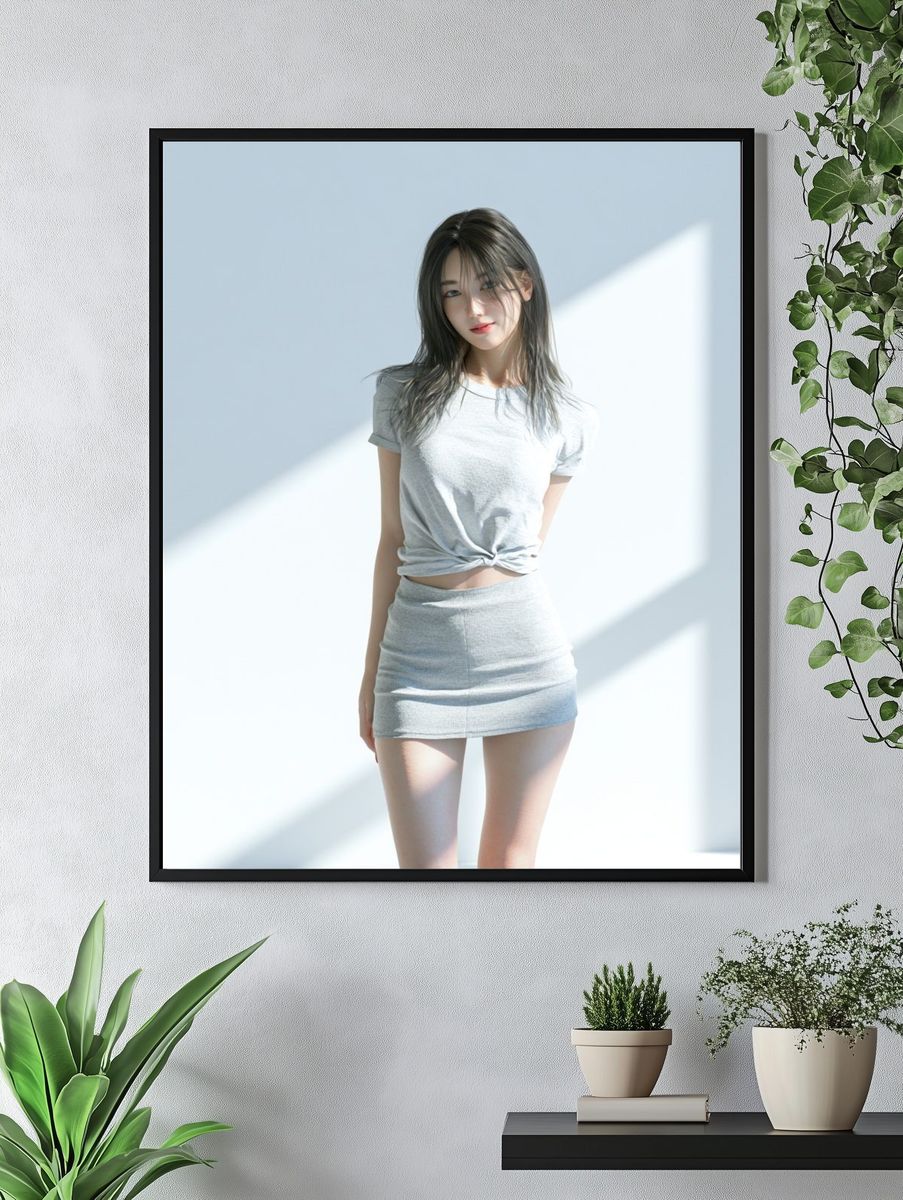 Soft Light Portrait Photography Poster. — room view 4