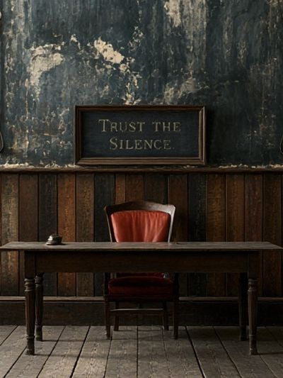 Trust the Silence Interior Poster.