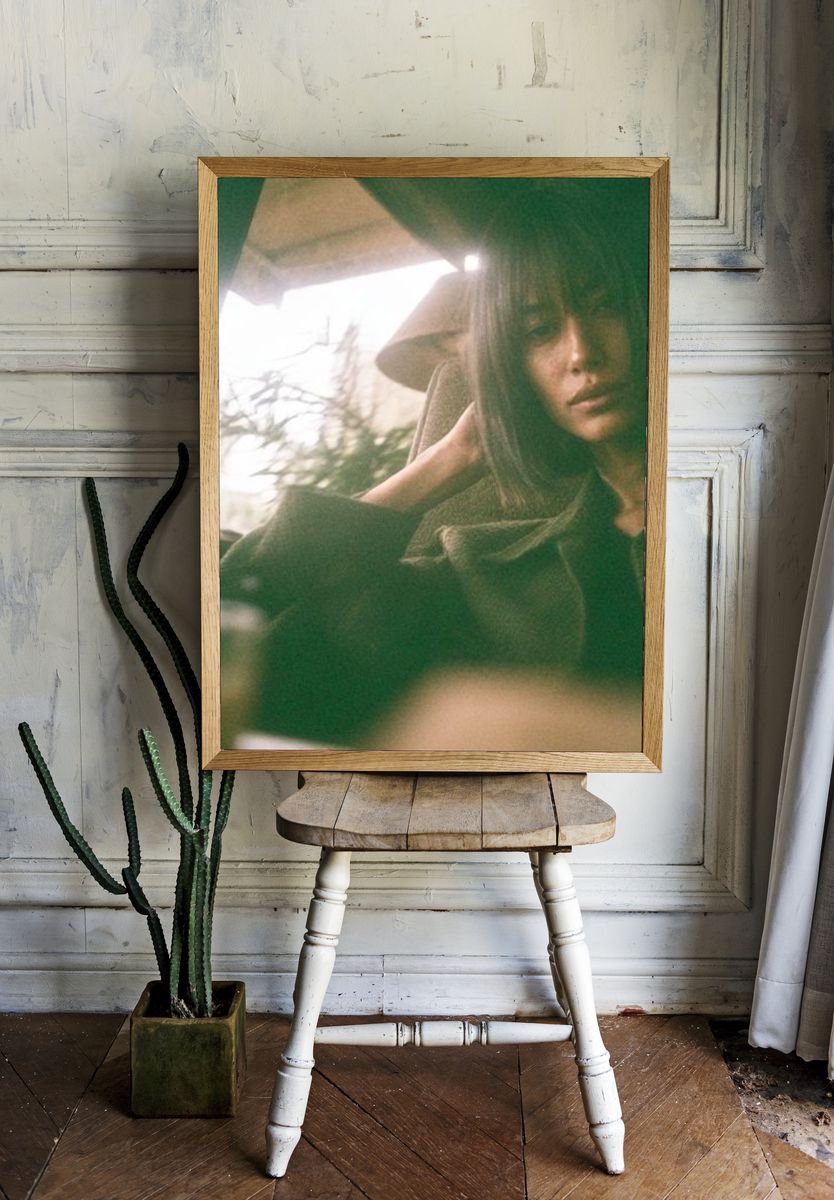 Moody Woman Portrait Photography Poster. — room view 1