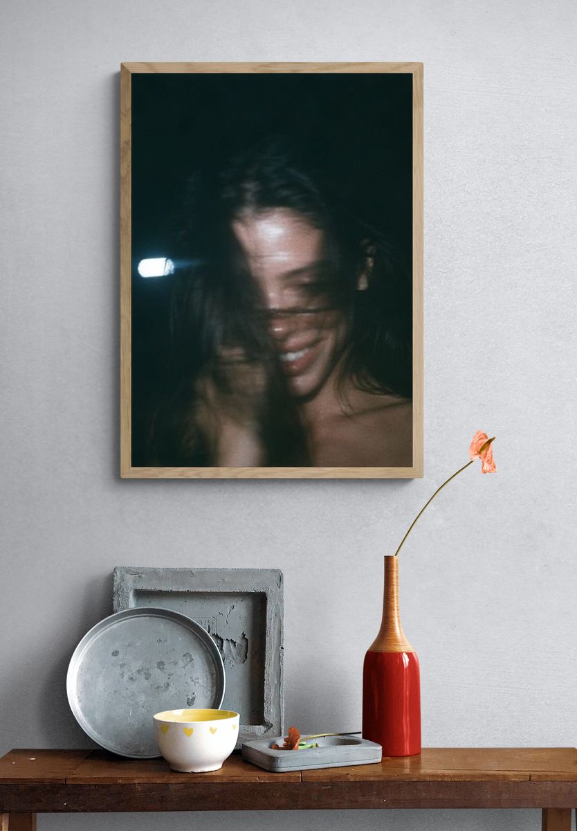 Blurred Portrait Photography Poster. — room view 3