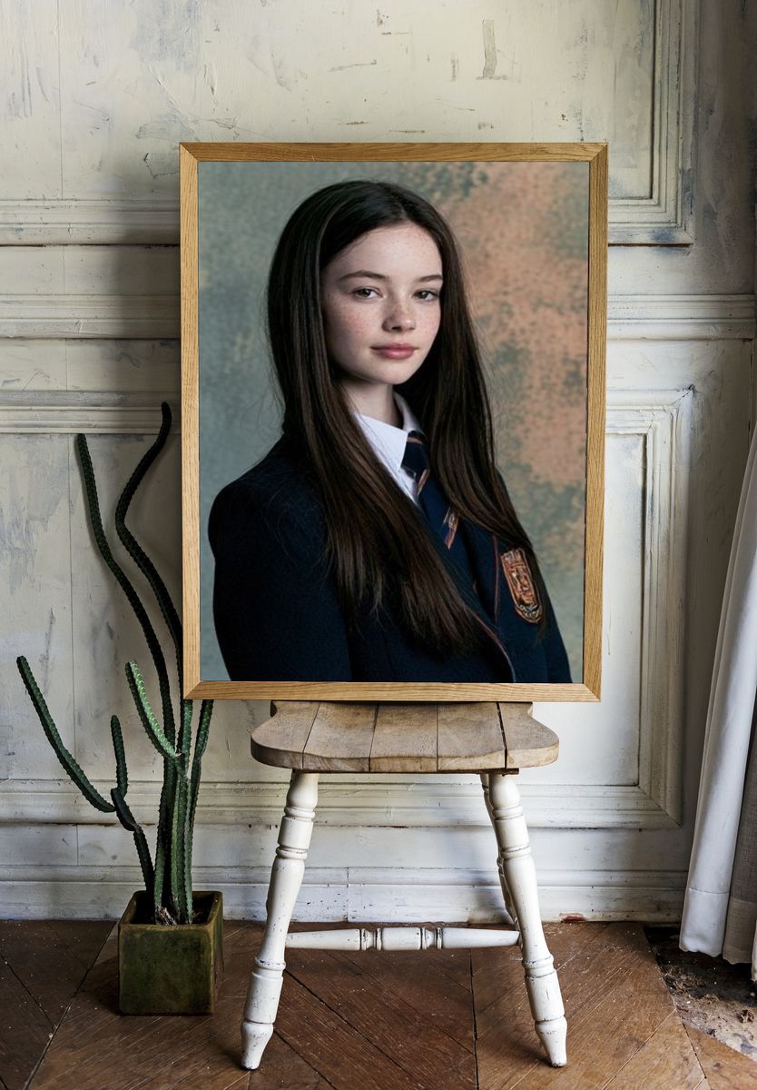 Young Student Portrait Print. — room view 1